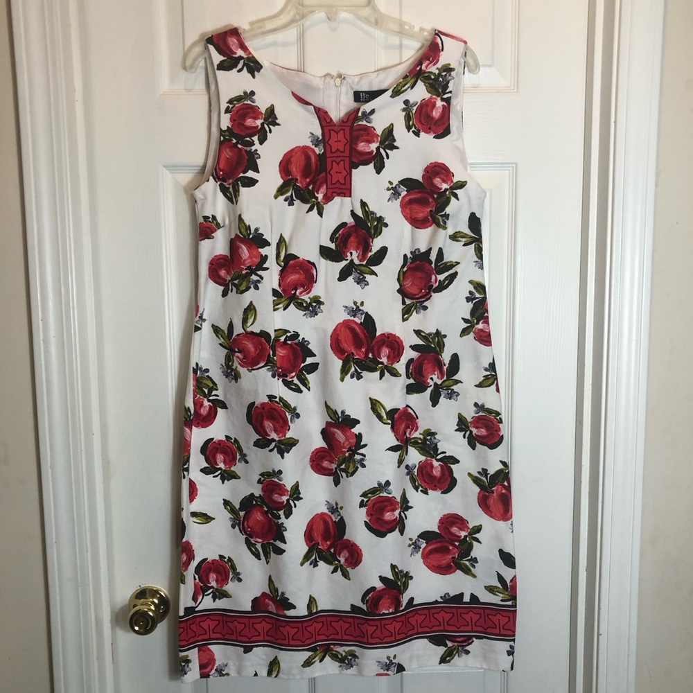 Be by Chetta B Sleeveless Apple Dress Size S